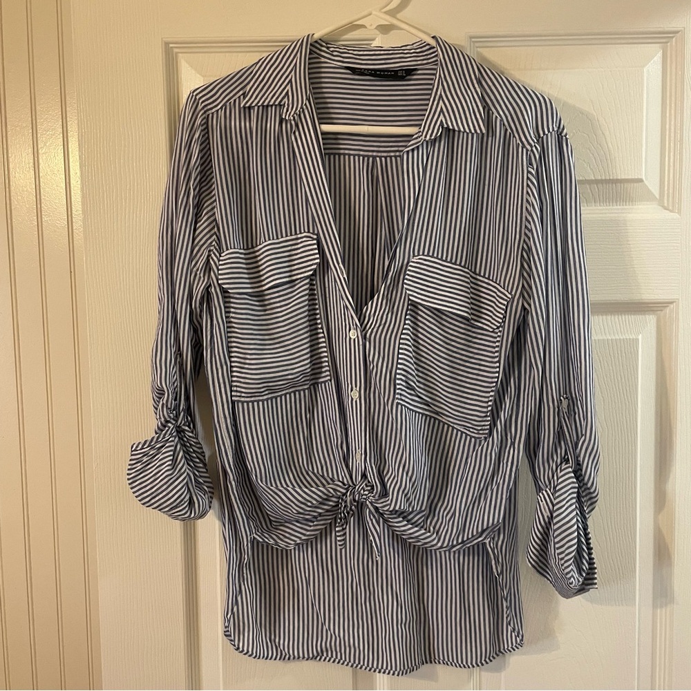 Zara classic button up shirt